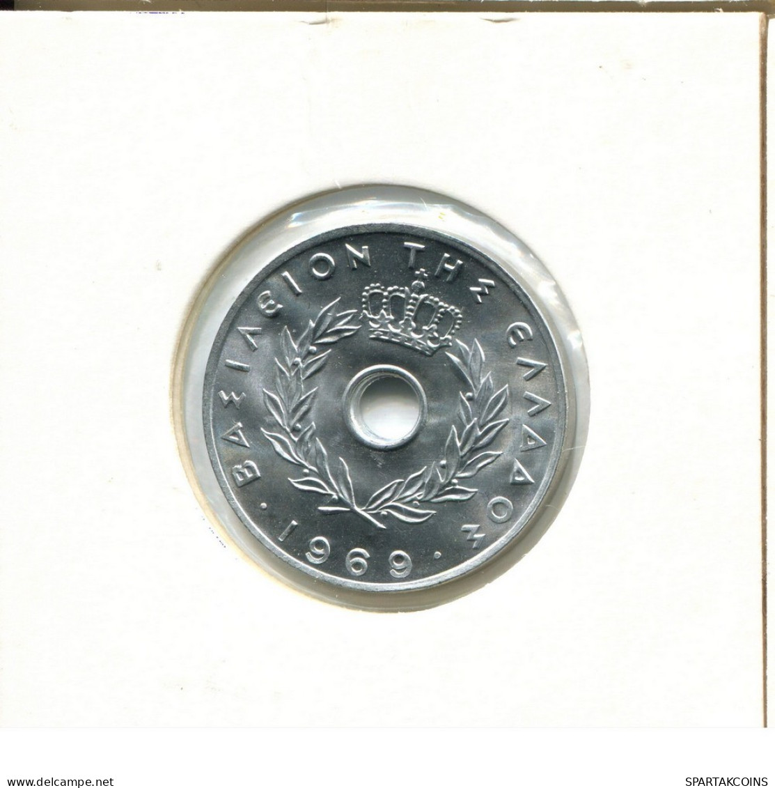 20 LEPTA 1969 GRECIA GREECE Moneda #AY300.E.A - Greece