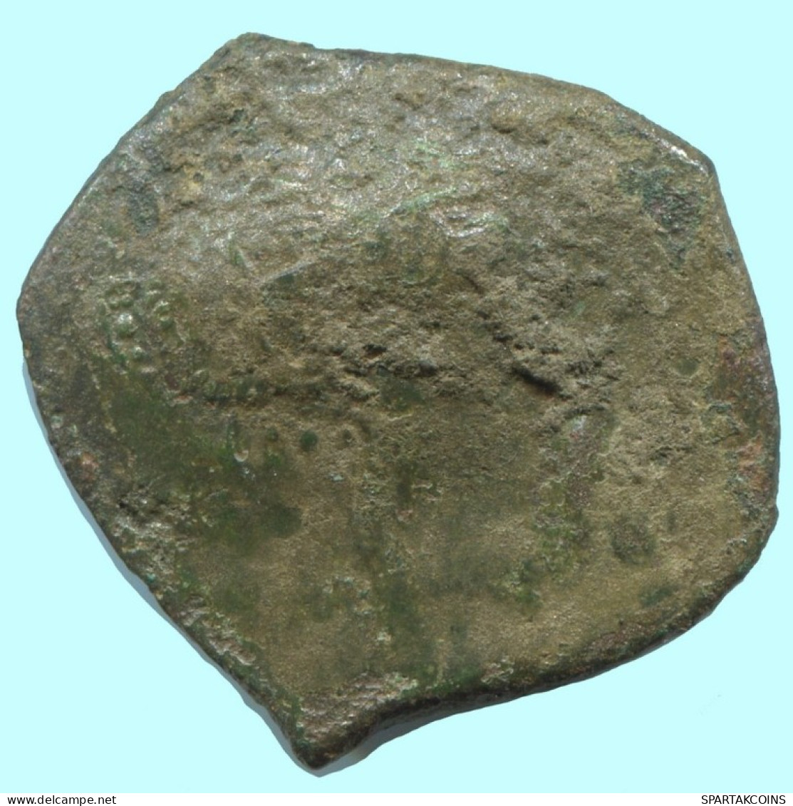 Authentic Original Ancient BYZANTINE EMPIRE Trachy Coin 3.1g/23mm #AG592.4.U.A - Byzantine