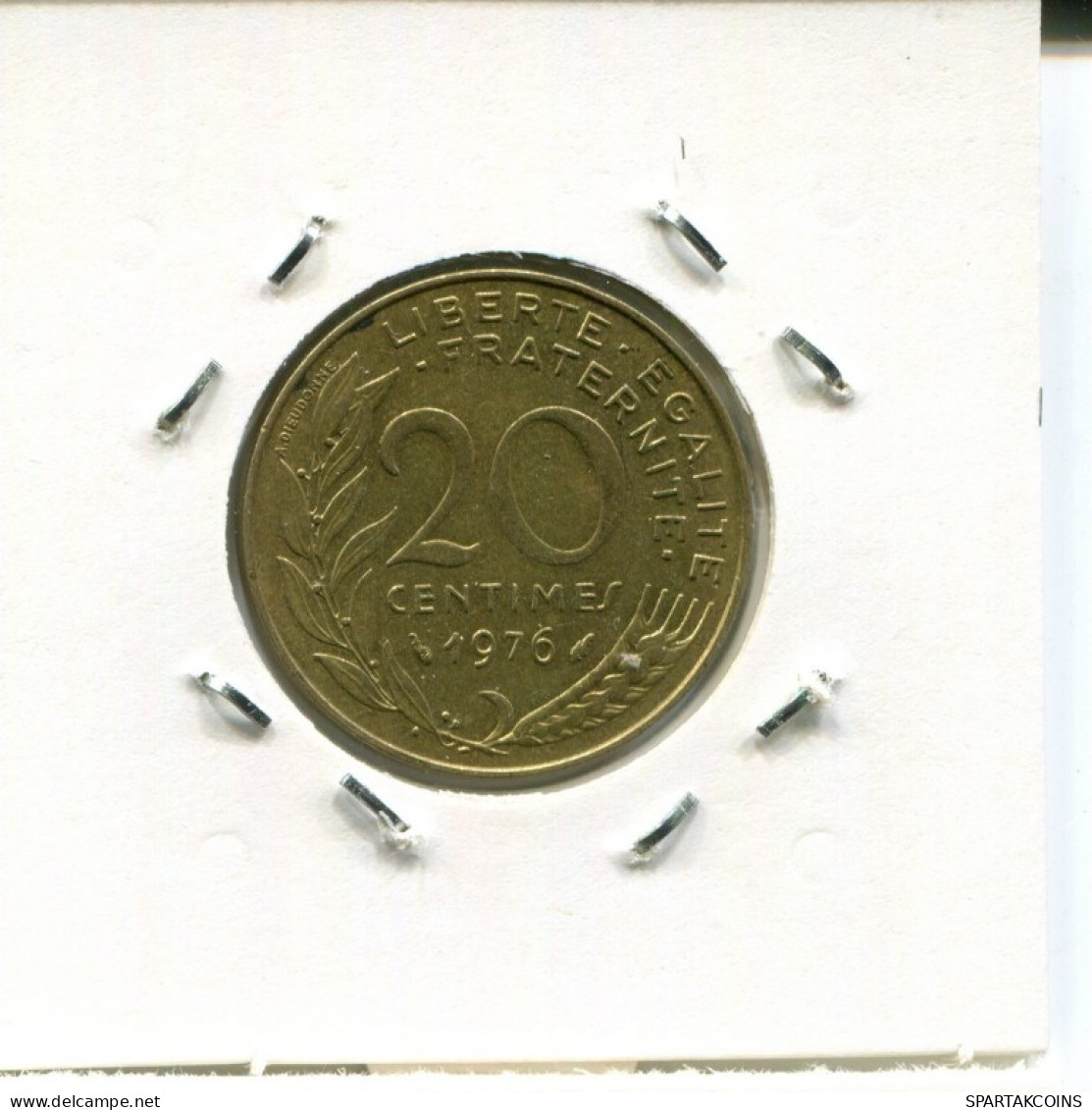 20 CENTIMES 1976 FRANCE Pièce Française #AN888.F.A - 20 Centimes
