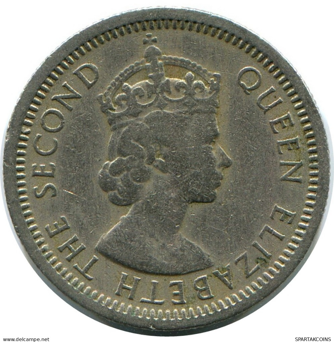 10 CENTS 1956 EASTERN STATES British Territories Moneda #AZ034.E.A - Colonias