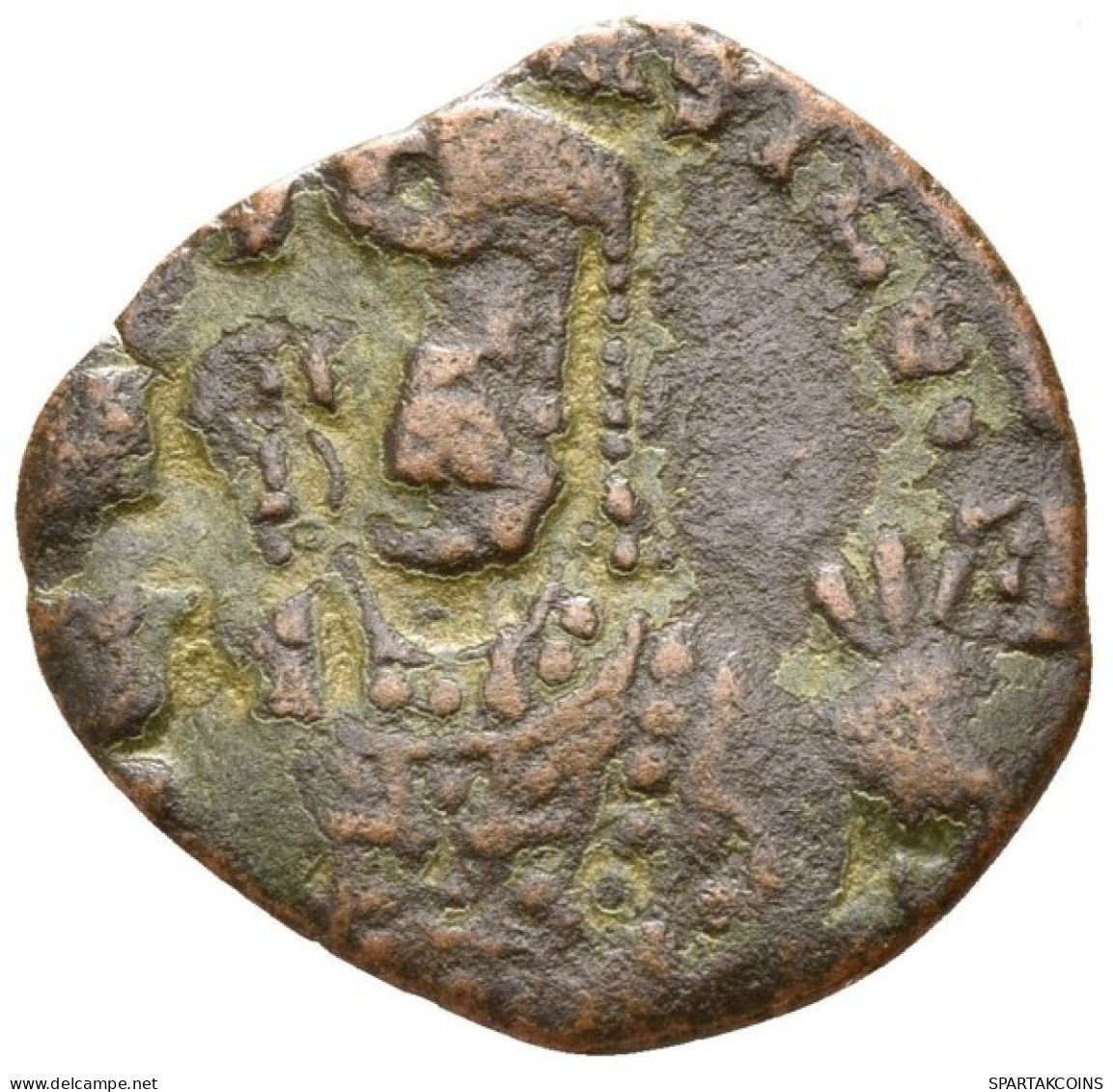 BYZANTINE ANONYMOUS FOLLIS CHRISTUS CROSS KREUZ 2.43g/20mm #ANC12923.10.U.A - Byzantinische Münzen