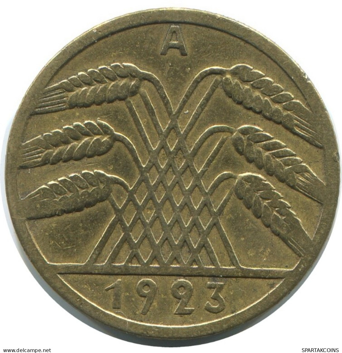 10 RENTENPFENNIG 1923 A ALLEMAGNE Pièce GERMANY #AE375.F.A - 10 Renten- & 10 Reichspfennig