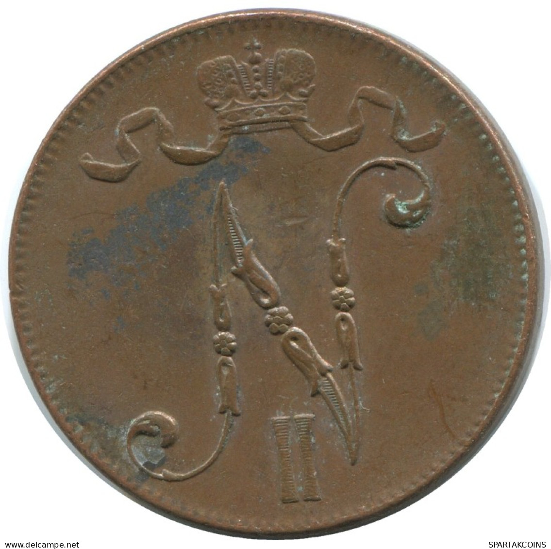 5 PENNIA 1916 FINLANDIA FINLAND Moneda RUSIA RUSSIA EMPIRE #AB184.5.E.A - Finlande