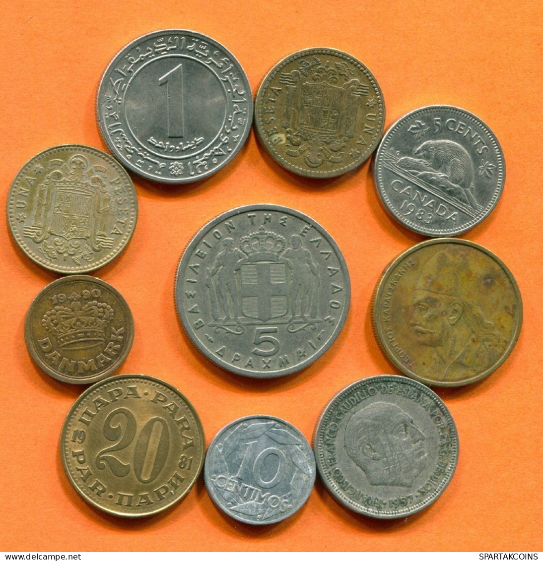 Collection MUNDO Moneda Lote Mixto Diferentes PAÍSES Y REGIONES #L10142.1.E.A - Autres & Non Classés