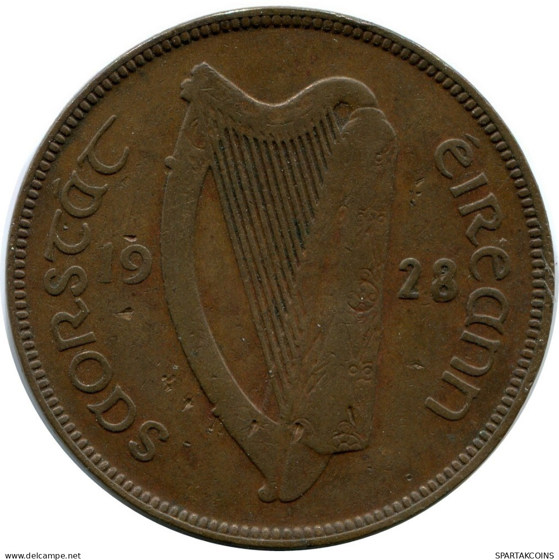 1 PENNY 1928 IRLANDE IRELAND Pièce #AY270.2.F.A - Ierland