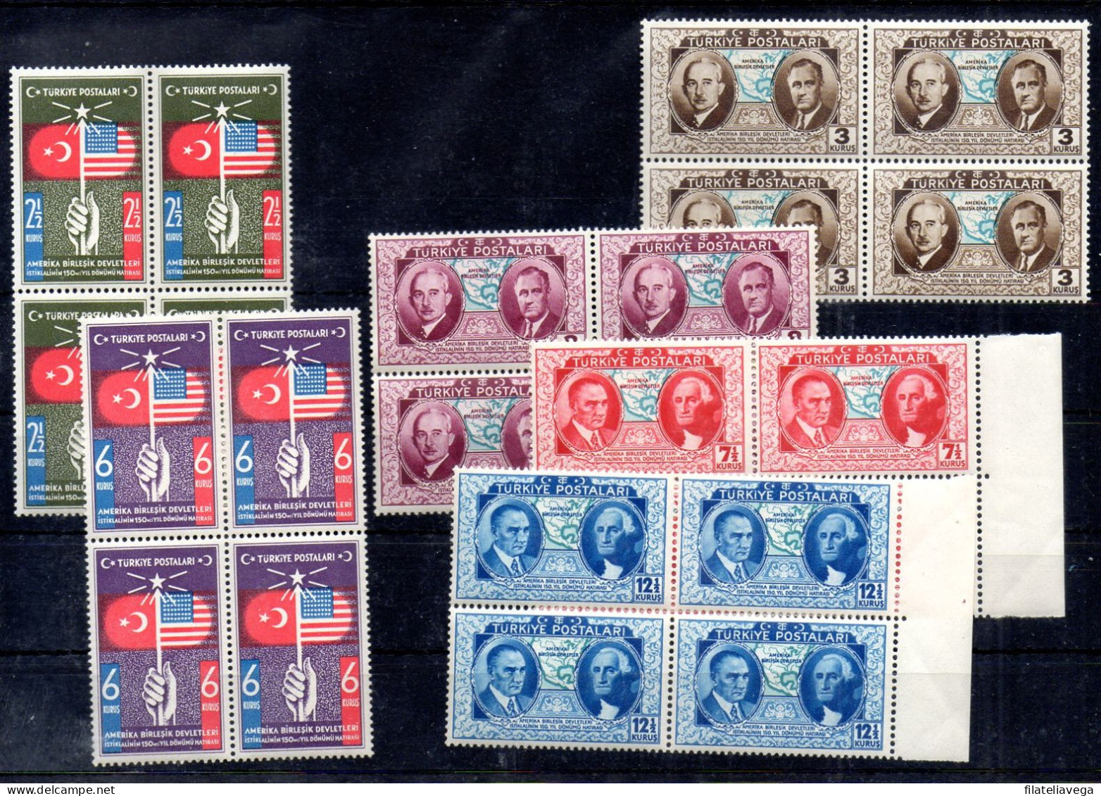 Turquía Bloque De Cuatro Nº Yvert 906/11 ** - Unused Stamps