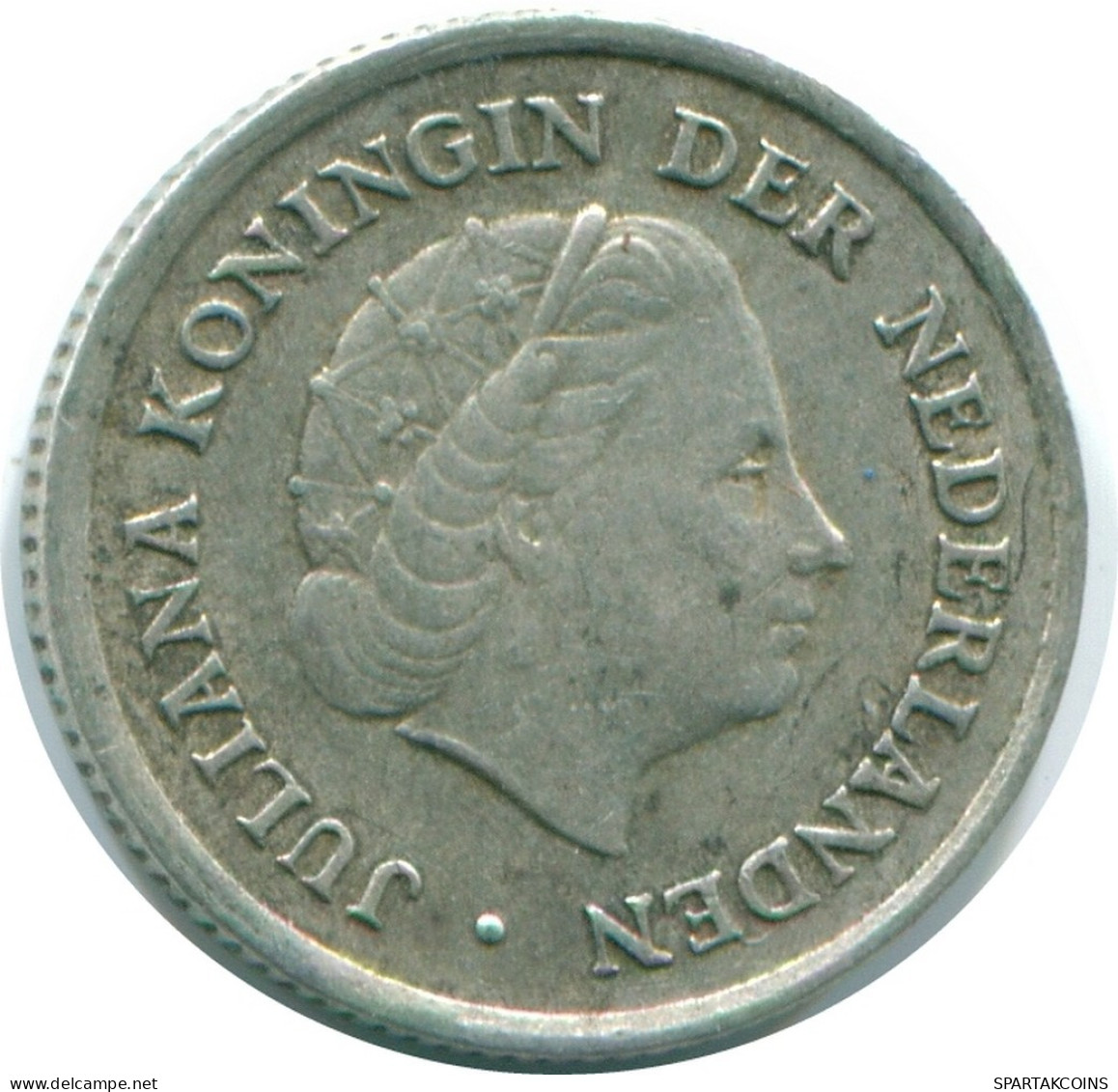 1/10 GULDEN 1970 NIEDERLÄNDISCHE ANTILLEN SILBER Koloniale Münze #NL13097.3.D.A - Antillas Neerlandesas