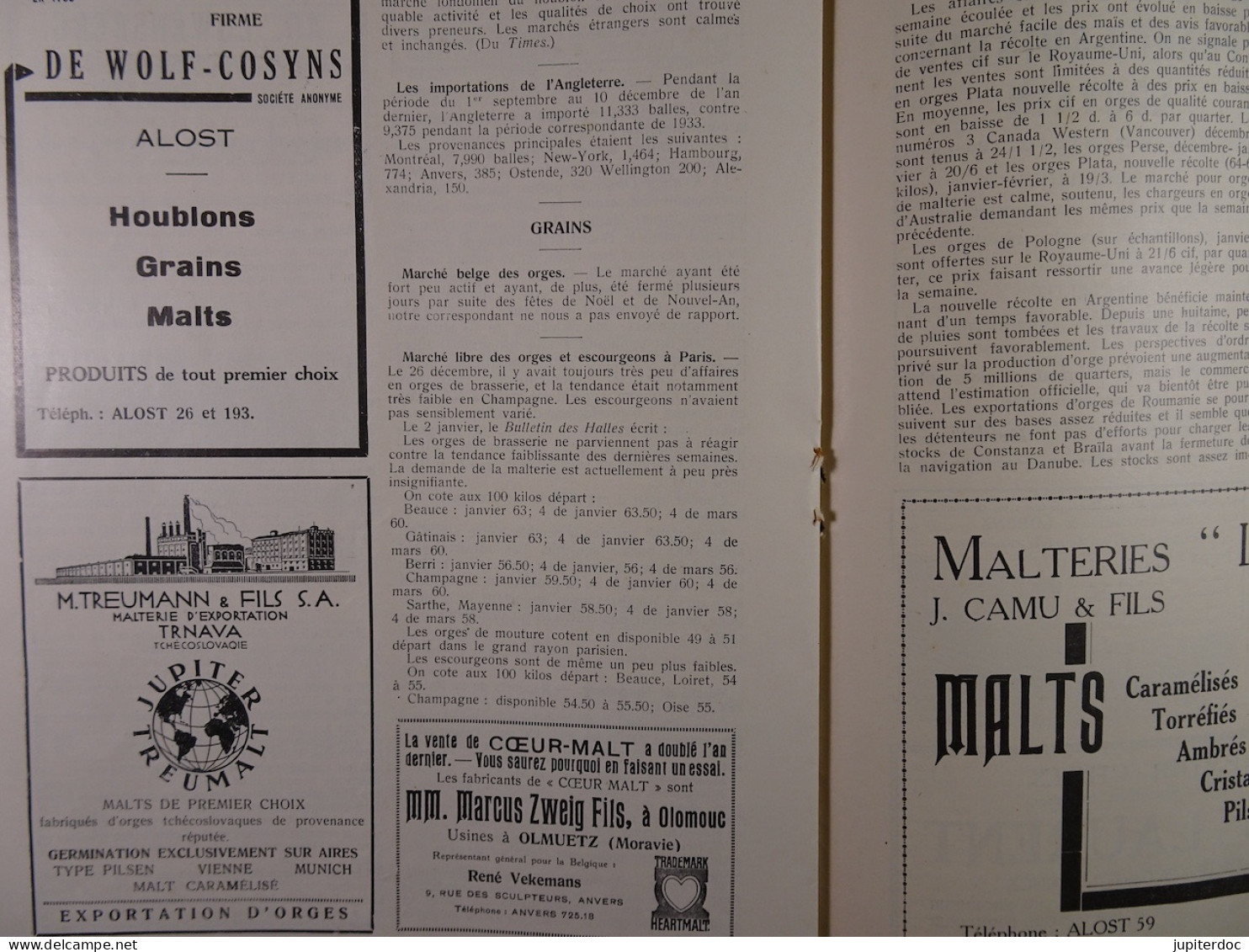 Le Petit Journal Du Brasseur N° 1806 De 1935 Pages 2 à 24 Brasserie Belgique Bières Publicité Matériel Brassage - 1900 - 1949