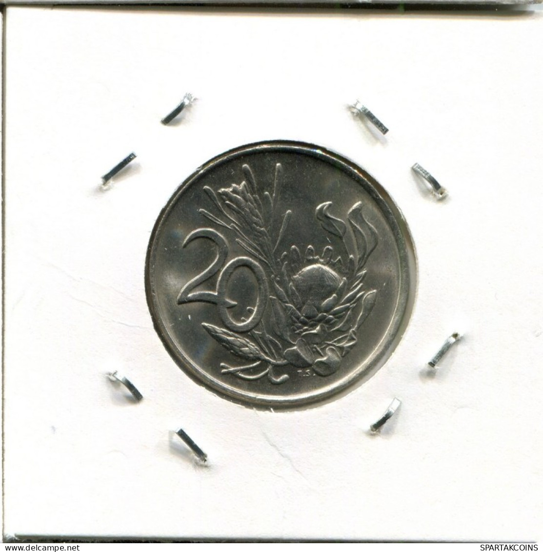 20 CENTS 1976 SUDAFRICA SOUTH AFRICA Moneda #AN723.E.A - Afrique Du Sud