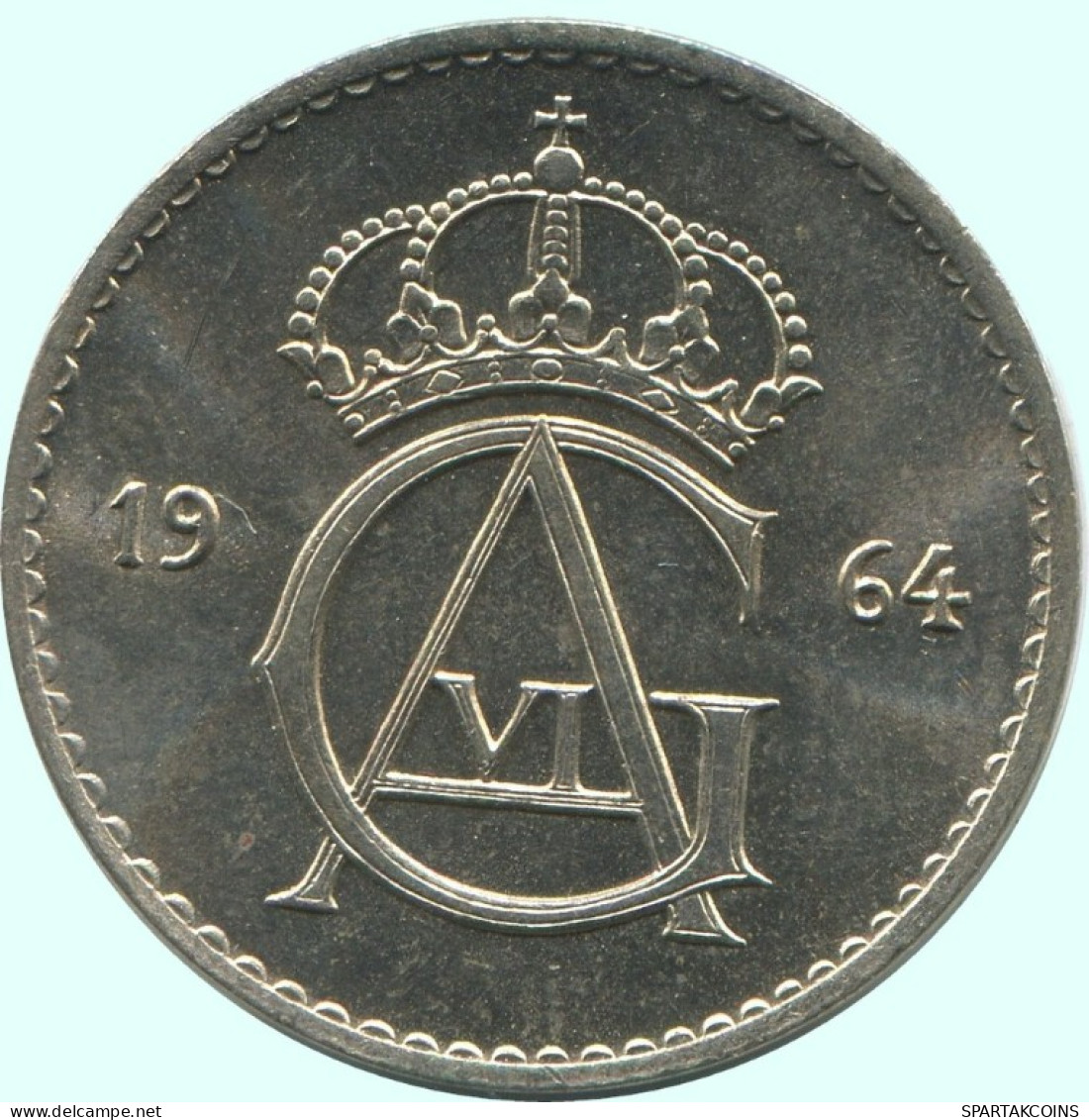 50 ORE 1964 SCHWEDEN SWEDEN Münze #AC716.2.D.A - Sweden