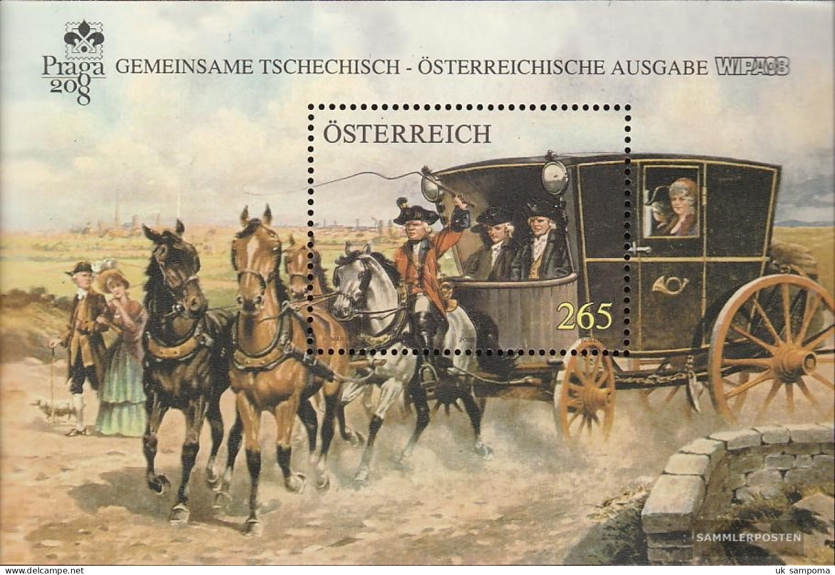 Austria Block45 (complete Issue) Unmounted Mint / Never Hinged 2008 Stamp Exhibition - Blocks & Kleinbögen