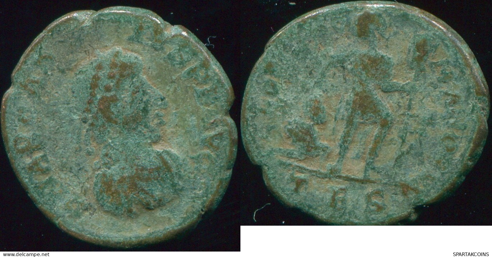 ROMAN PROVINCIAL Antiguo Auténtico Moneda 2.13g/15.36mm #RPR1023.10.E.A - Province