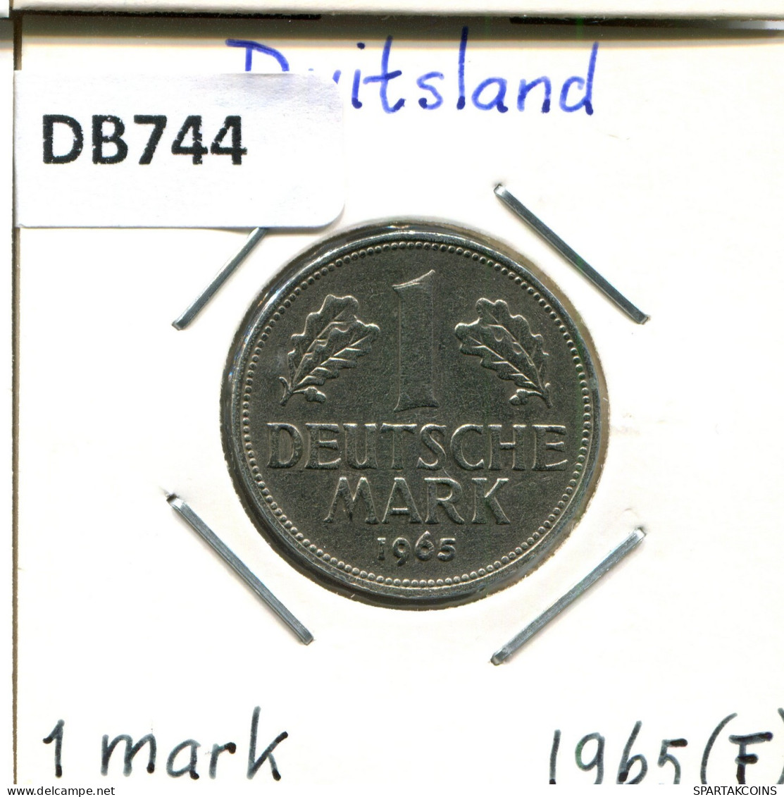 1 DM 1965 F BRD DEUTSCHLAND Münze GERMANY #DB744.D.A - 1 Marco