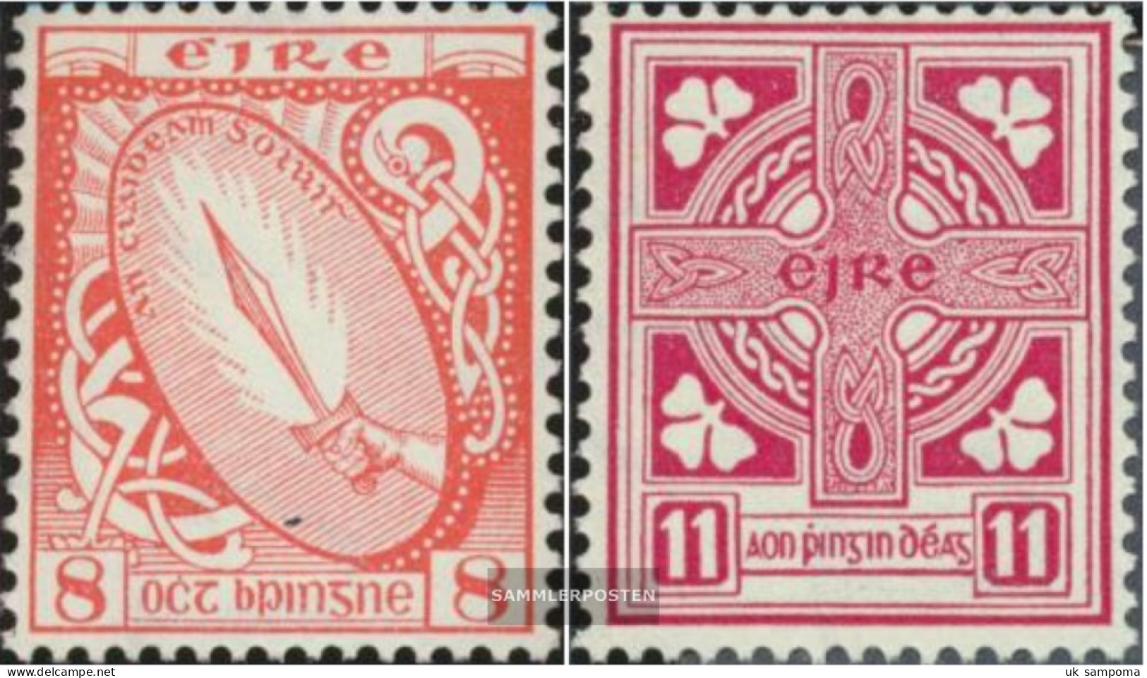 Ireland 106-107 (complete Issue) Unmounted Mint / Never Hinged 1948 Symbols - Ongebruikt