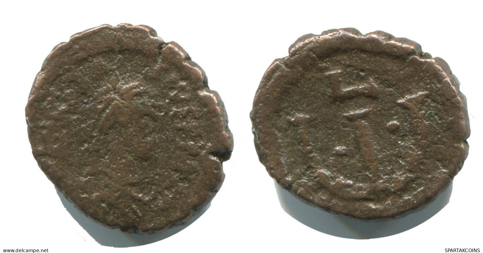 ANASTASIUS I PENTANUMMIUS COOPER Antique BYZANTIN Pièce 2g/15mm #AB428.9.F.A - Byzantine