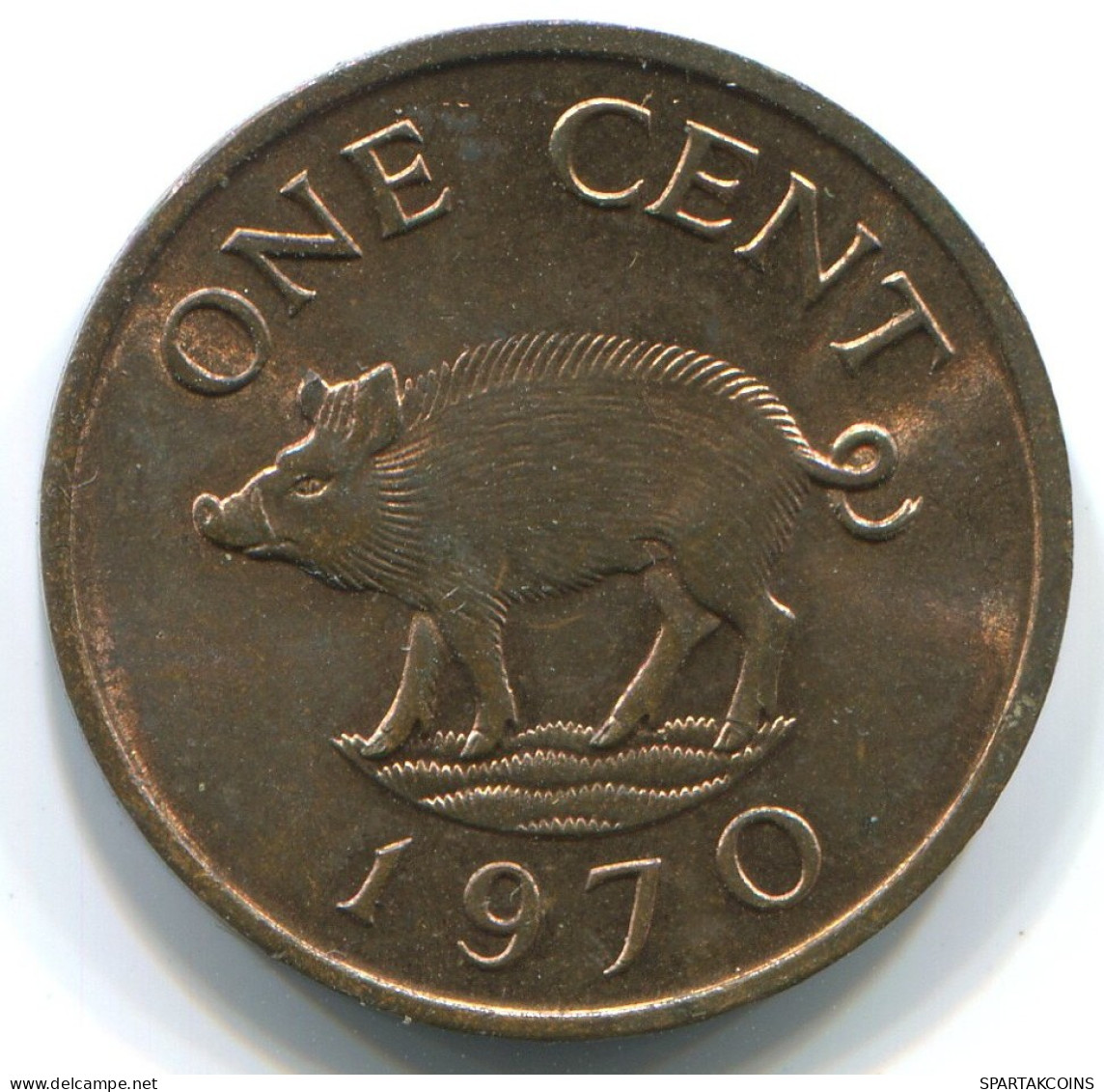 1 CENT 1970 BERMUDA Moneda #WW1192.E.A - Bermudas