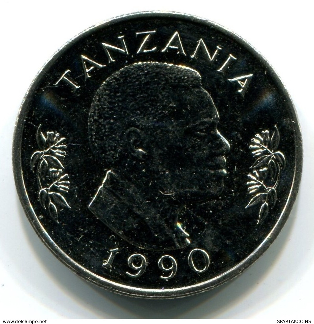 1 SHILLING 1990 TANZANIE TANZANIA UNC President Mwinyi Torch Pièce #W11264.F.A - Tanzanie