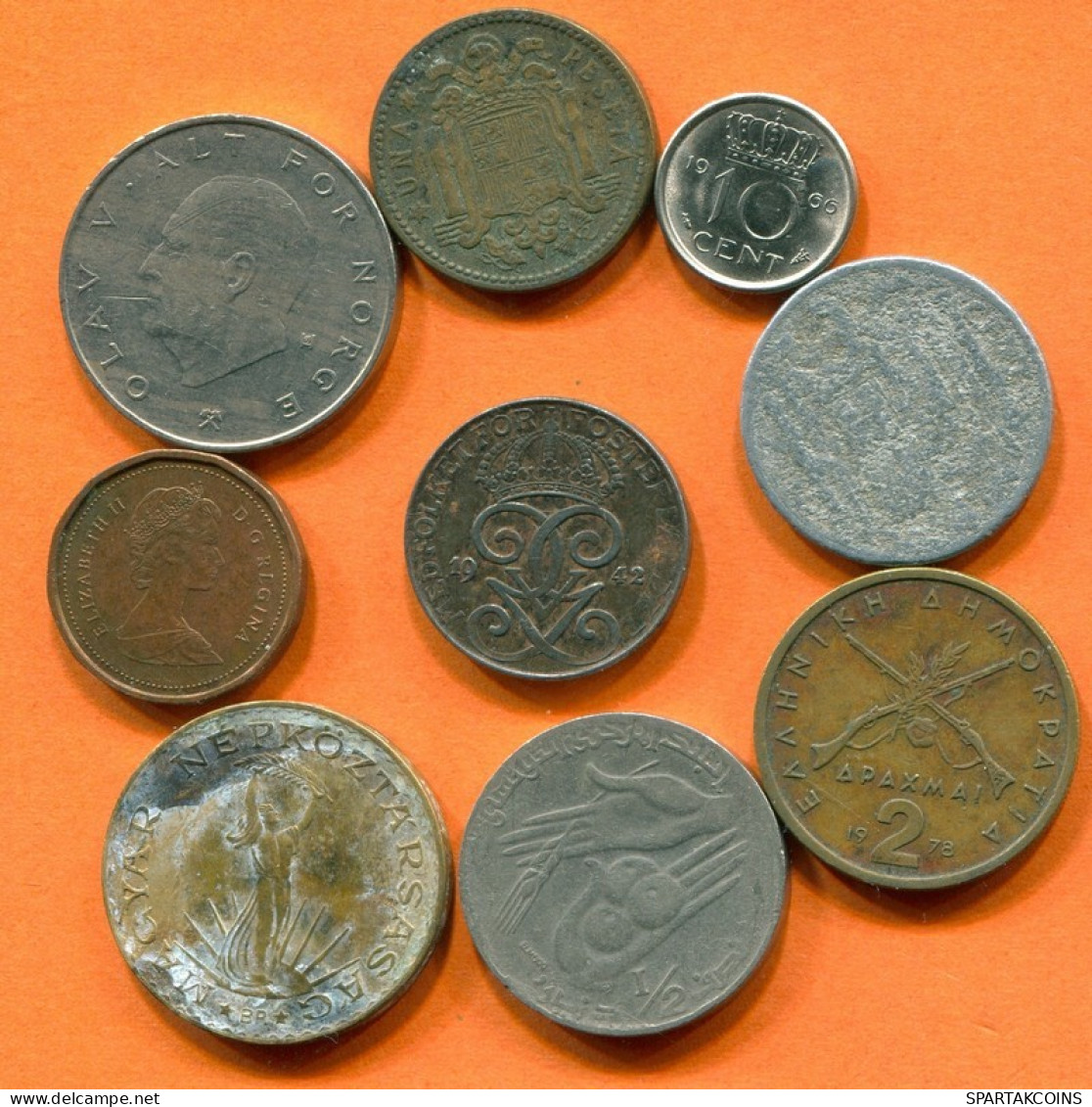 Collection WORLD Coin Mixed Lot Different COUNTRIES And REGIONS #L10164.1.U.A - Andere & Zonder Classificatie