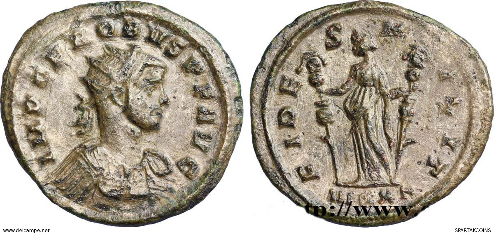 PROBUS Aurelianus Ticinum Officine: 6e 277 Rarity: R1 4.14g/23mm #ANC10011.93.F.A - The Military Crisis (235 AD To 284 AD)