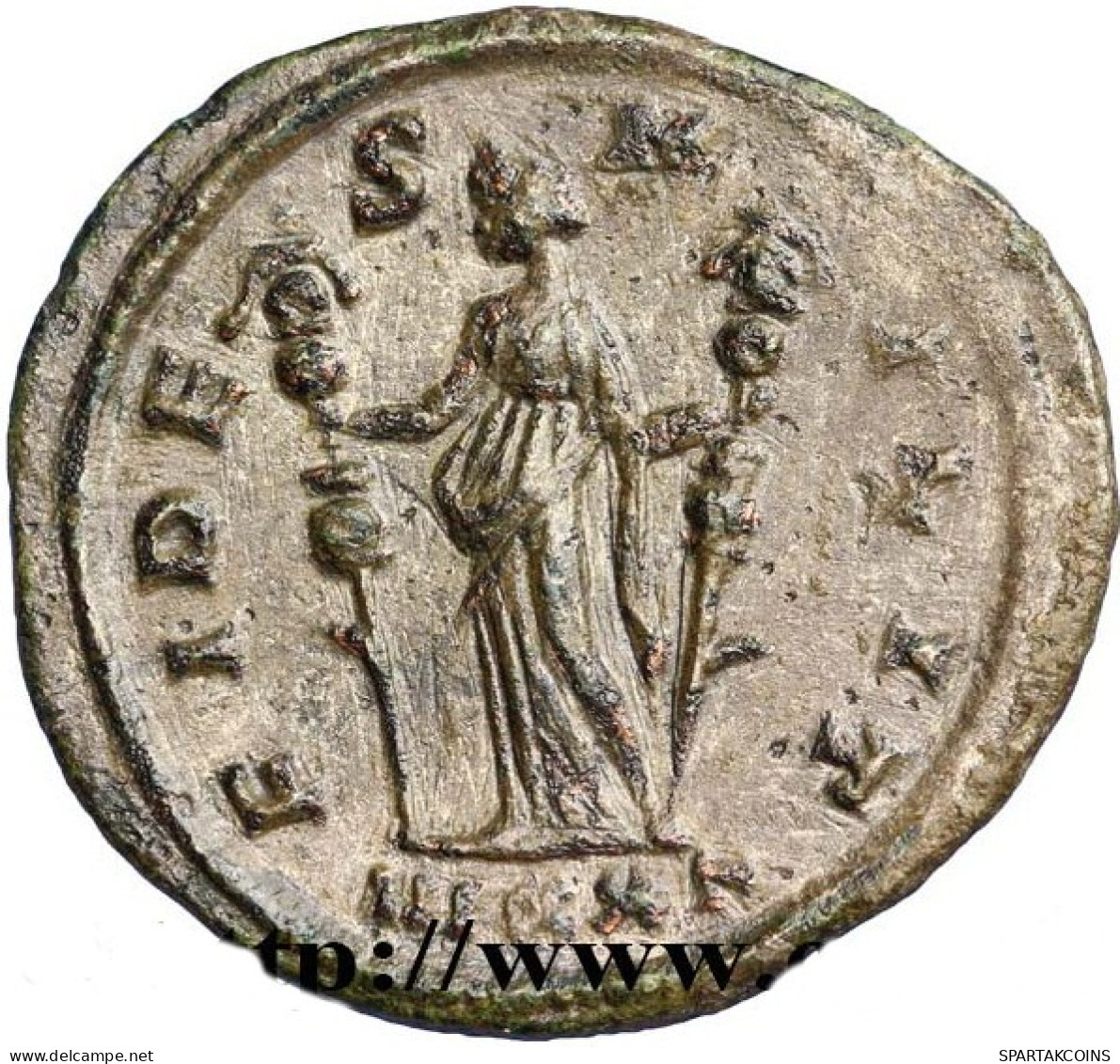 PROBUS Aurelianus Ticinum Officine: 6e 277 Rarity: R1 4.14g/23mm #ANC10011.93.F.A - La Crisi Militare (235 / 284)