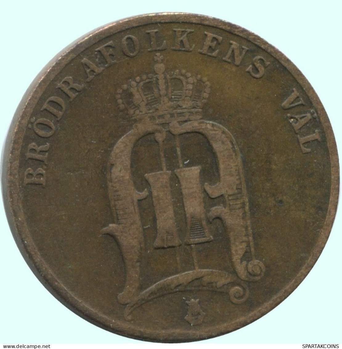 2 ORE 1888 SWEDEN Coin #AC943.2.U.A - Zweden