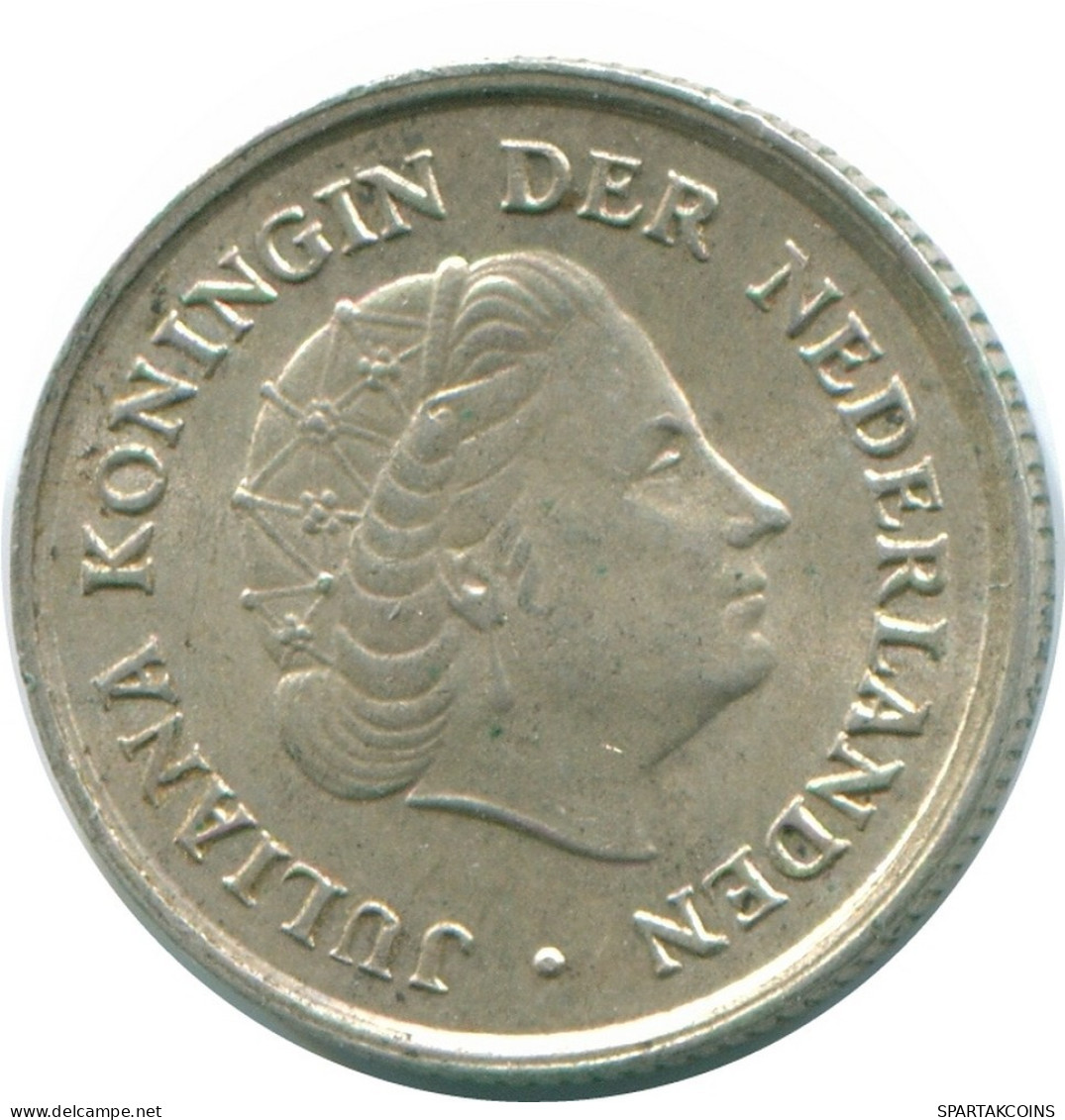 1/10 GULDEN 1966 NETHERLANDS ANTILLES SILVER Colonial Coin #NL12702.3.U.A - Antilles Néerlandaises