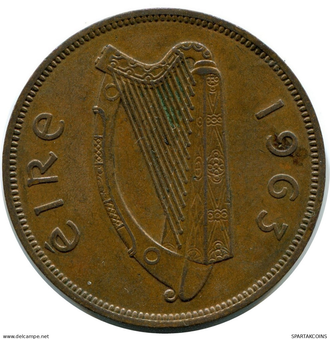1 PENNY 1963 IRELAND Coin #AY659.U.A - Irland
