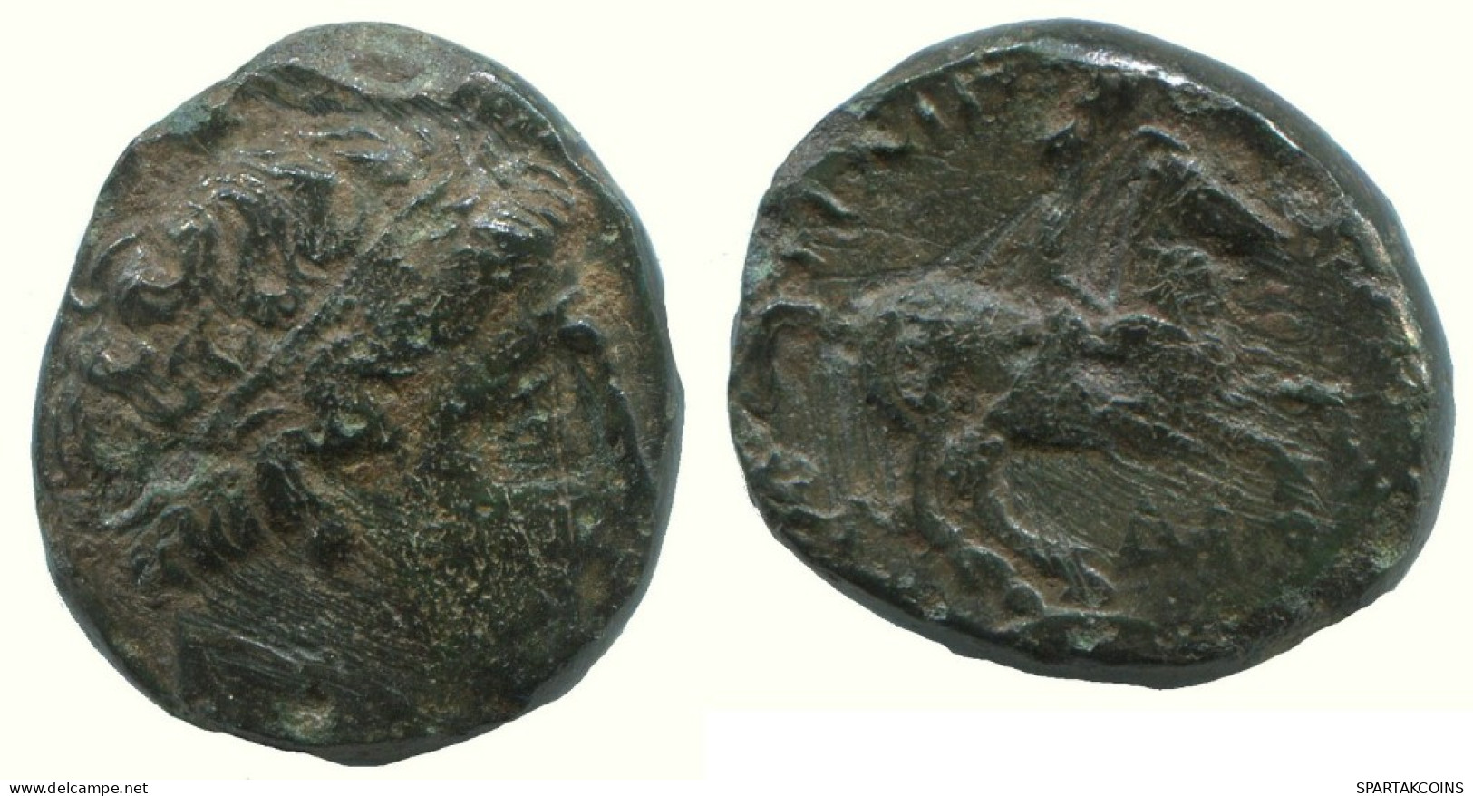 MACEDONIAN KINGDOM PHILIP II 359-336 BC APOLLO HORSEMAN 5.2g/17mm GRIECHISCHE Münze #AA019.58.D.A - Grecques