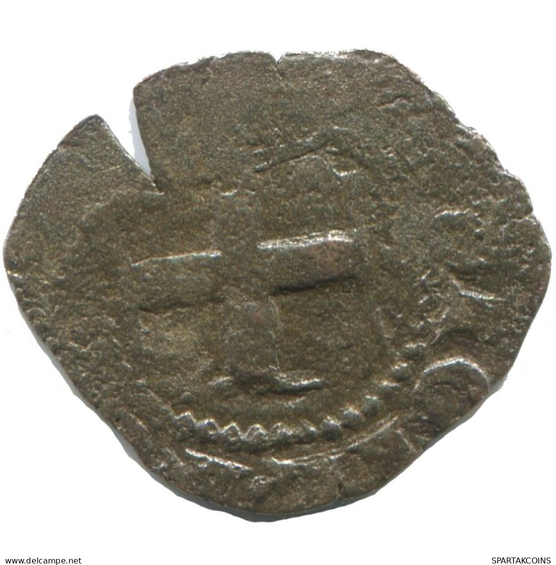 CRUSADER CROSS Authentic Original MEDIEVAL EUROPEAN Coin 0.6g/16mm #AC328.8.E.A - Altri – Europa