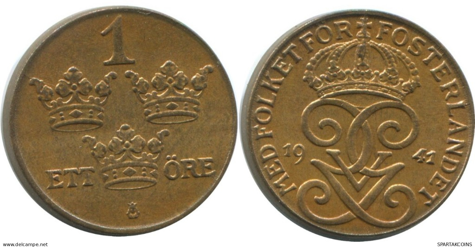 1 ORE 1941 SUECIA SWEDEN Moneda #AD304.2.E.A - Sweden