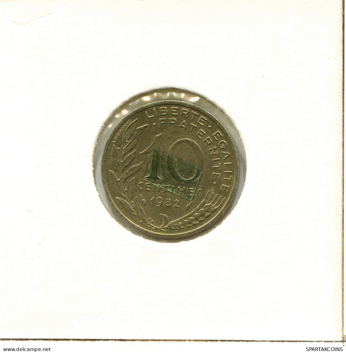 10 CENTIMES 1982 FRANCE Coin #BB460.U.A - 10 Centimes