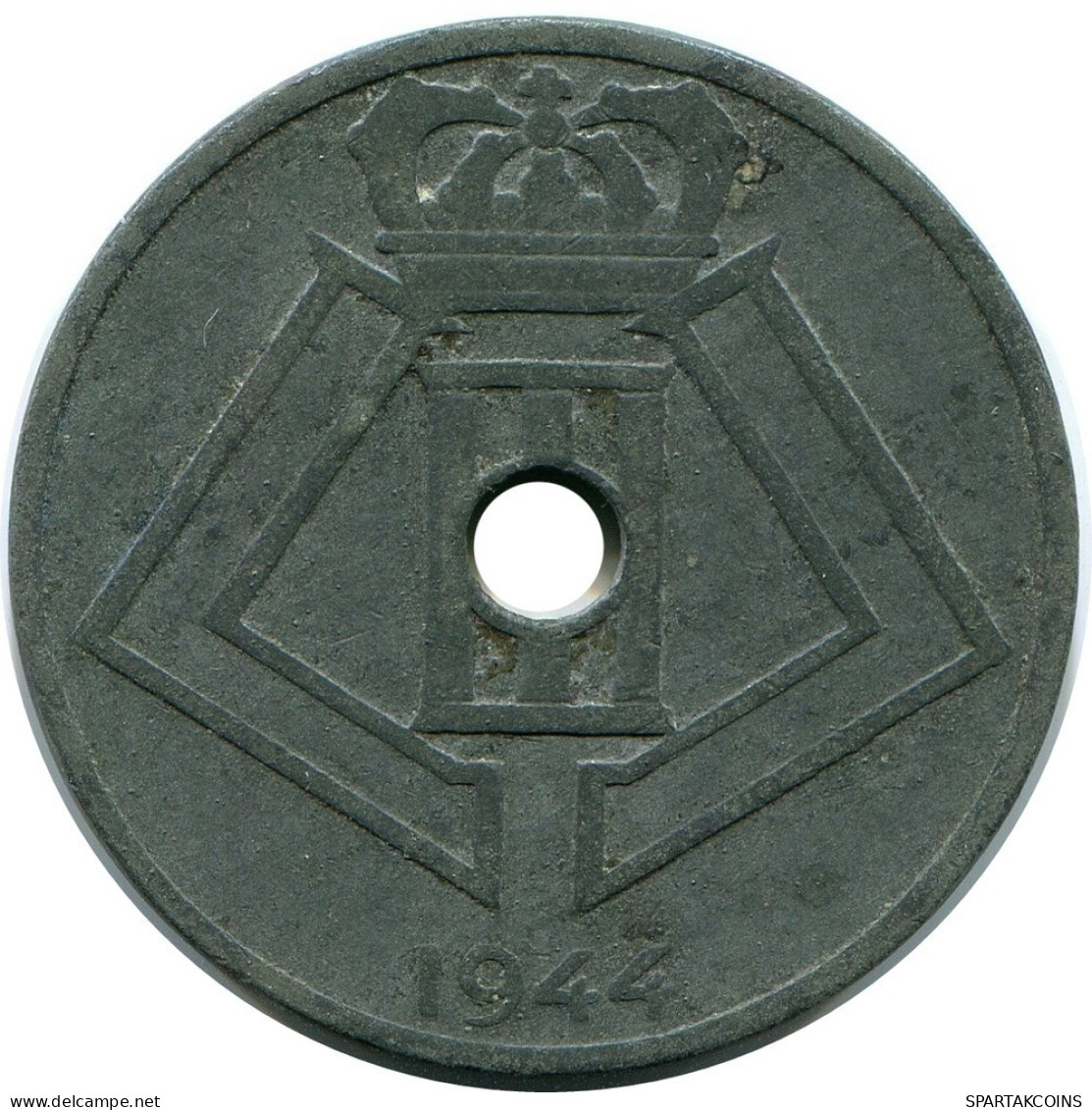 25 CENTIMES 1944 Französisch Text BELGIEN BELGIUM Münze #BA422.D.A - 25 Centimos