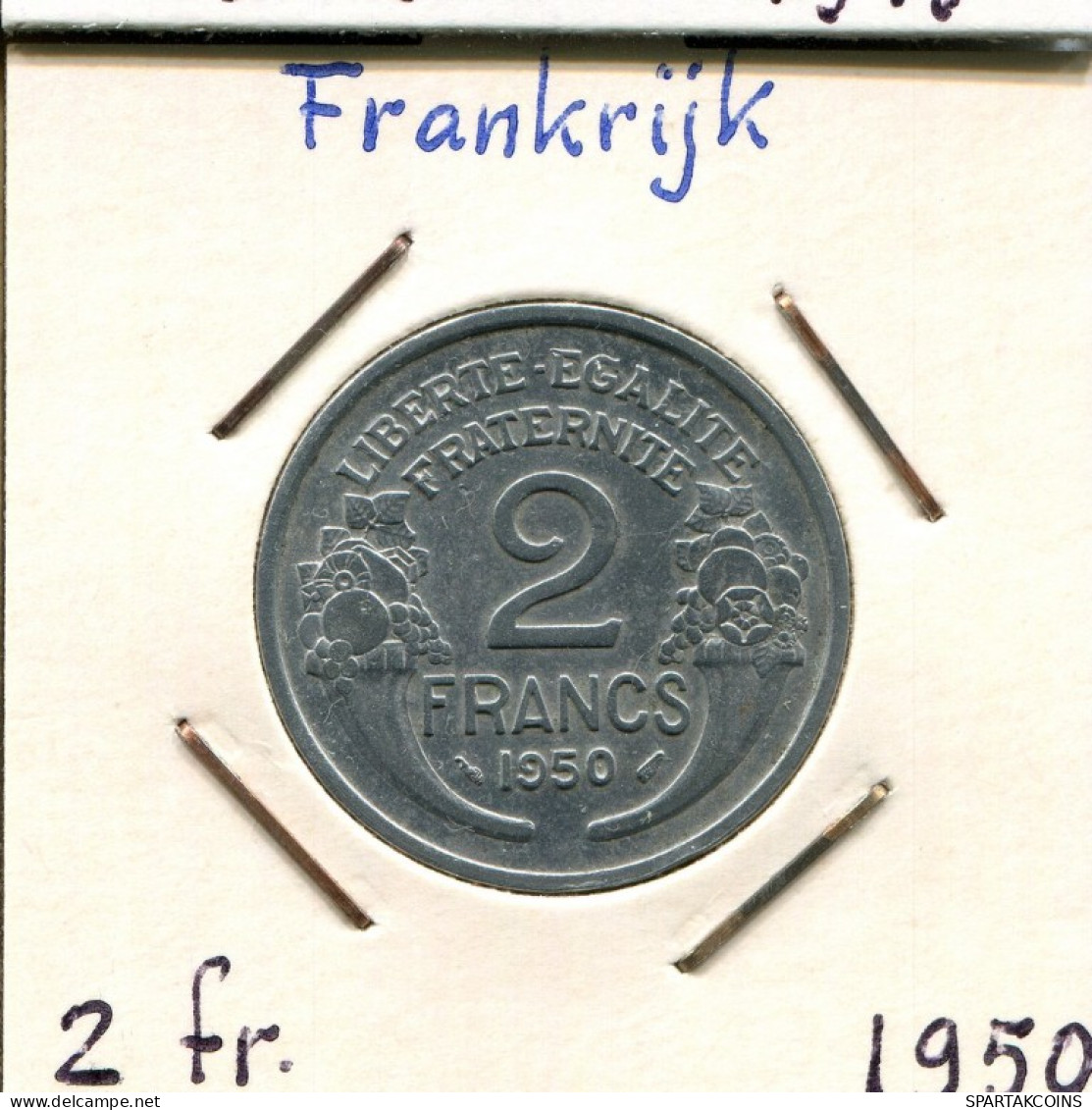 2 FRANCS 1950 FRANCE Pièce Française #AM351.F.A - 2 Francs