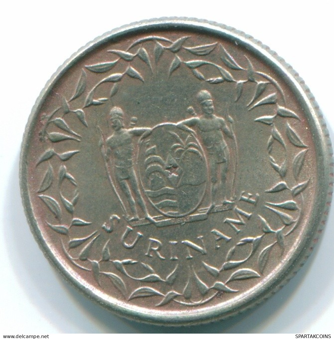 10 CENTS 1974 SURINAME Netherlands Nickel Colonial Coin #S13283.U.A - Surinam 1975 - ...