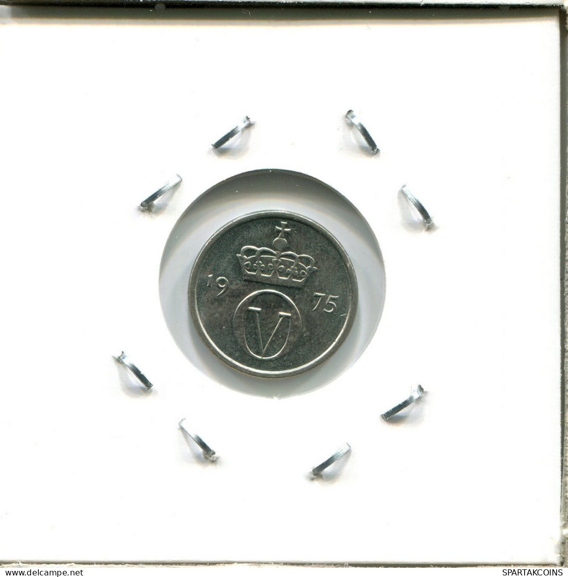 10 ORE 1975 NORWAY Coin #AU975.U.A - Norway