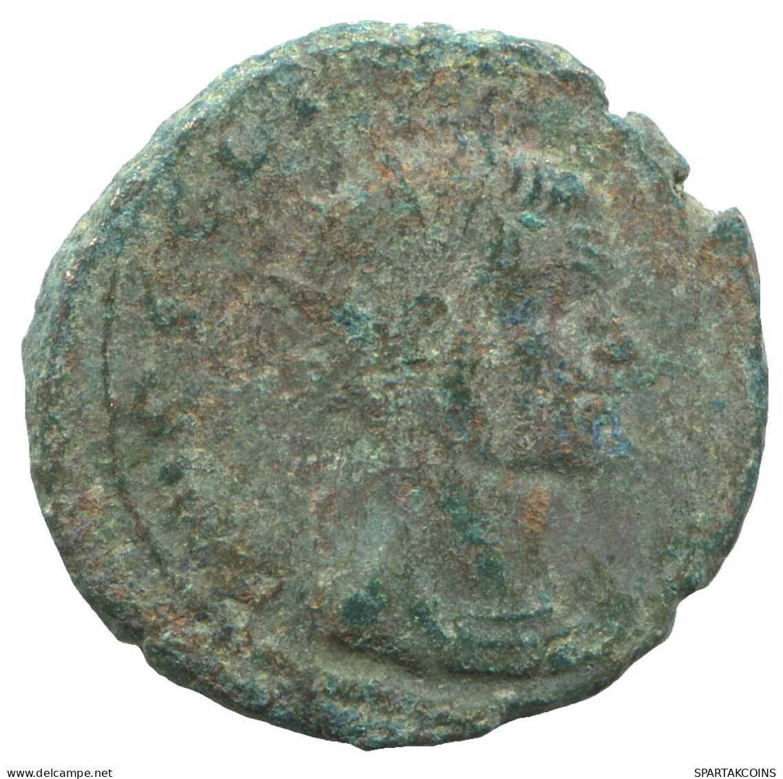 LATE ROMAN IMPERIO Follis Antiguo Auténtico Roman Moneda 2.7g/18mm #SAV1123.9.E.A - Der Spätrömanischen Reich (363 / 476)