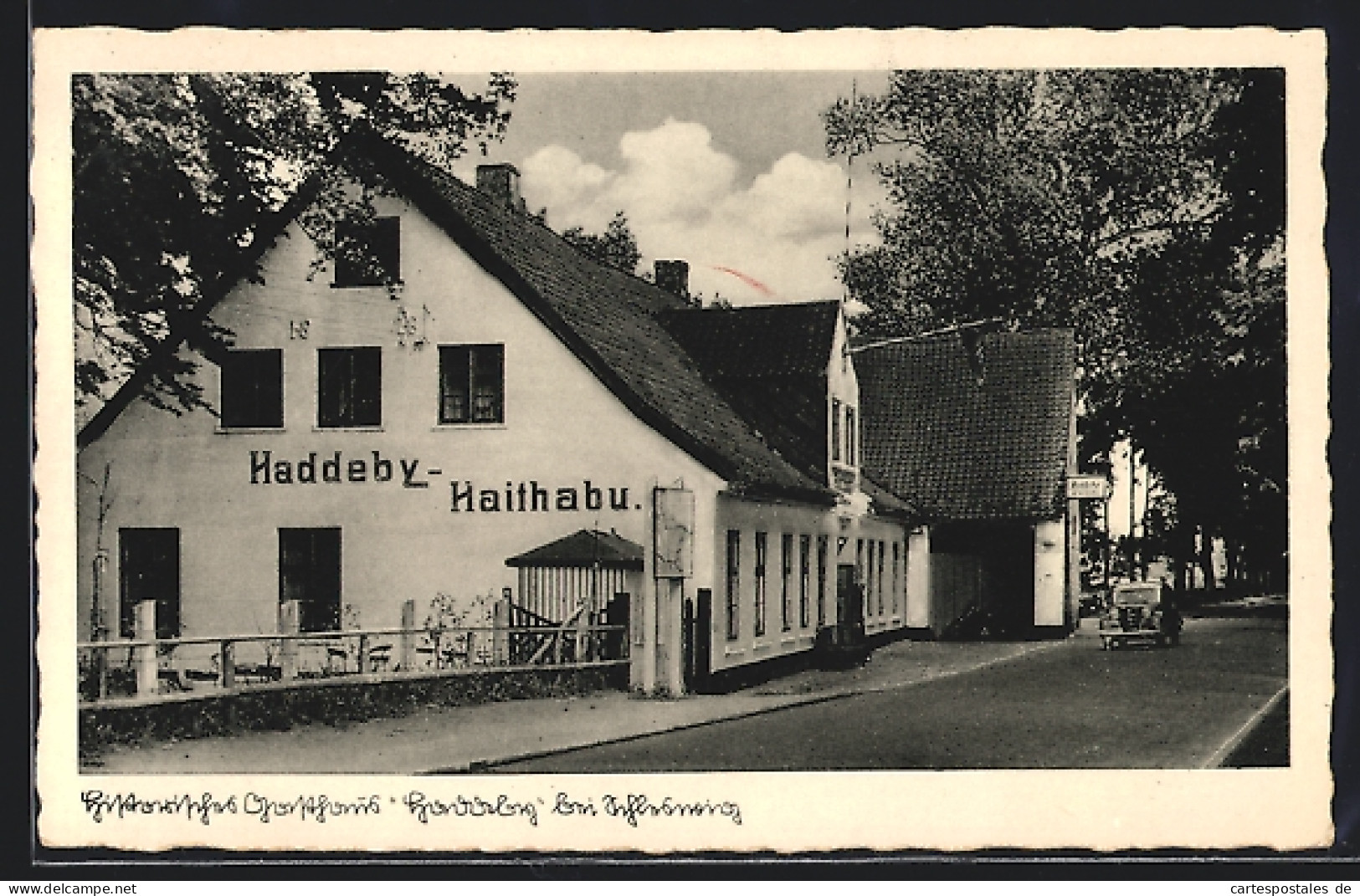 AK Schleswig, Das Historische Gasthaus Haddeby, Inh. E. Tams  - Schleswig