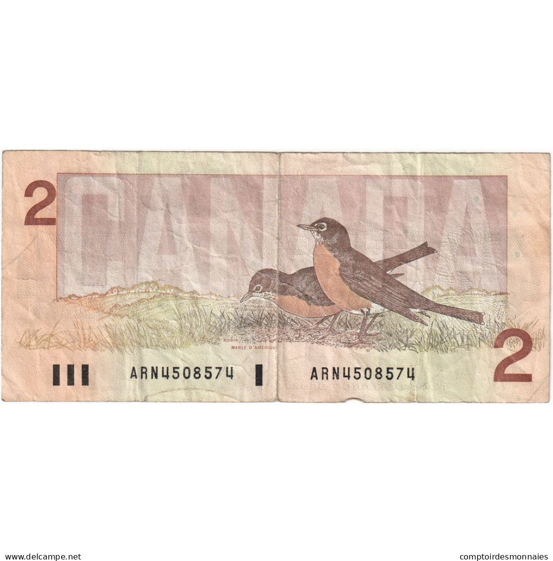 Canada, 2 Dollars, 1986, Undated (1986), KM:94a, TB - Kanada