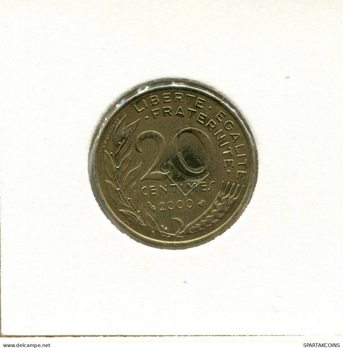 20 CENTIMES 2000 FRANKREICH FRANCE Französisch Münze #BB514.D.A - 20 Centimes