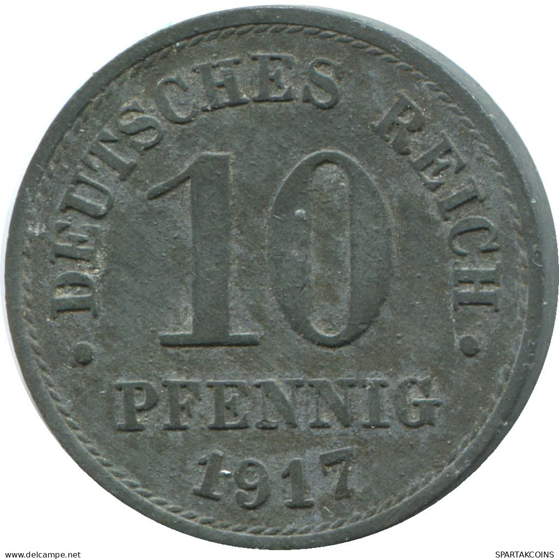 10 PFENNIG 1917 ALLEMAGNE Pièce GERMANY #DE10462.5.F.A - 10 Pfennig