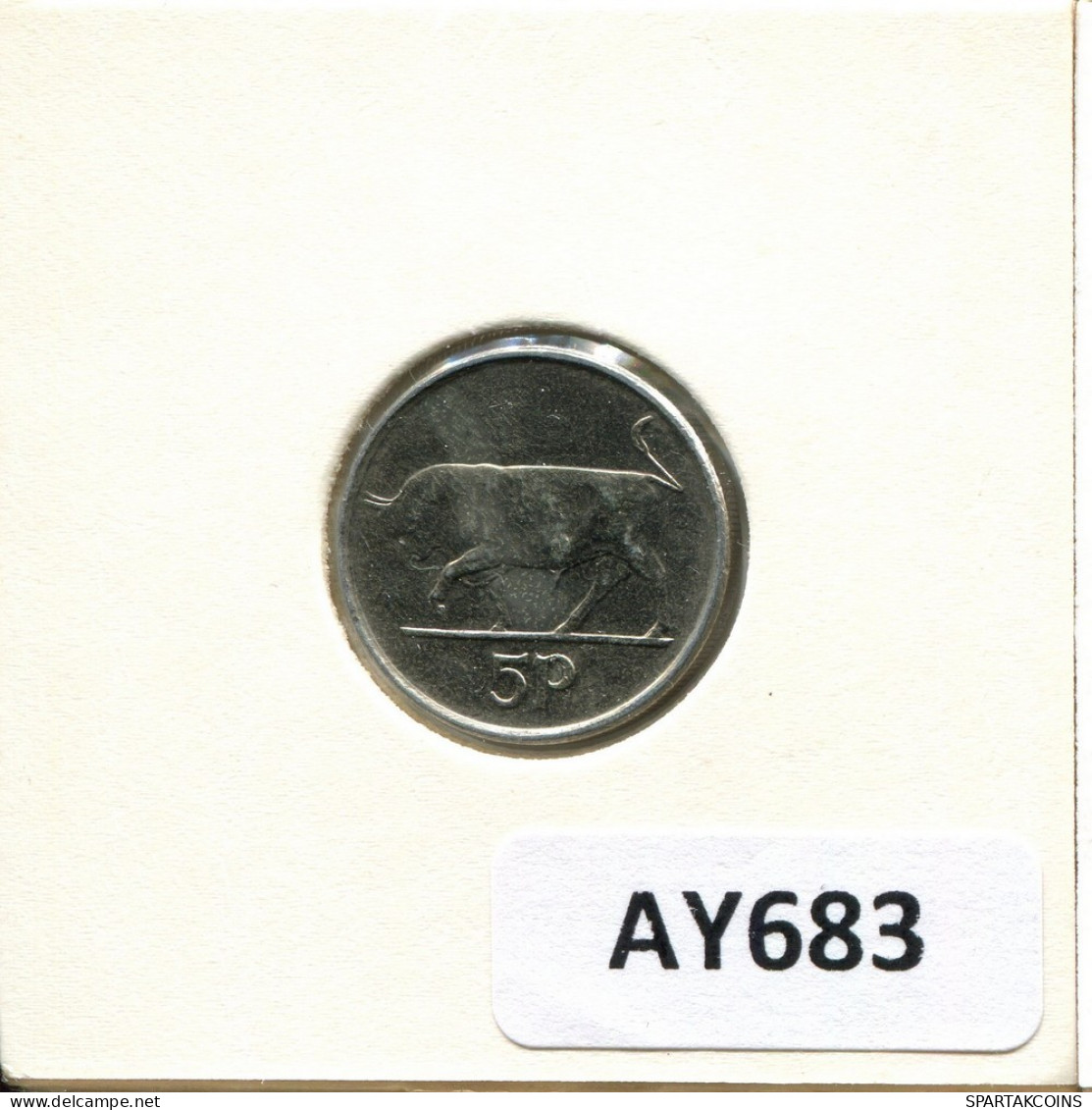 5 PENCE 1992 IRLANDA IRELAND Moneda #AY683.E.A - Ierland