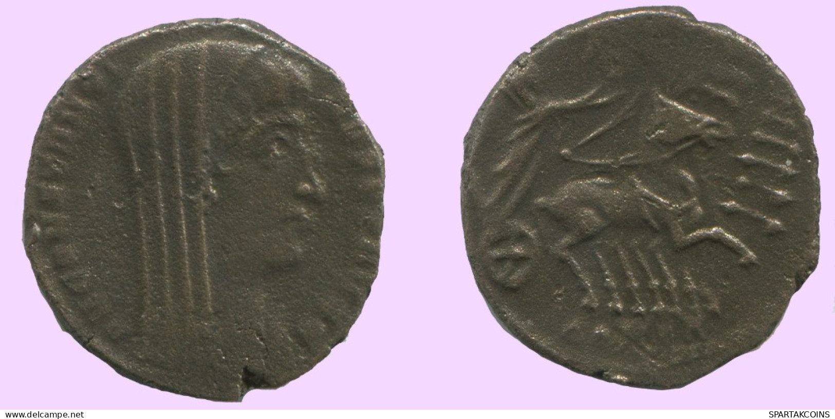 LATE ROMAN IMPERIO Moneda Antiguo Auténtico Roman Moneda 1.7g/16mm #ANT2294.14.E.A - Der Spätrömanischen Reich (363 / 476)