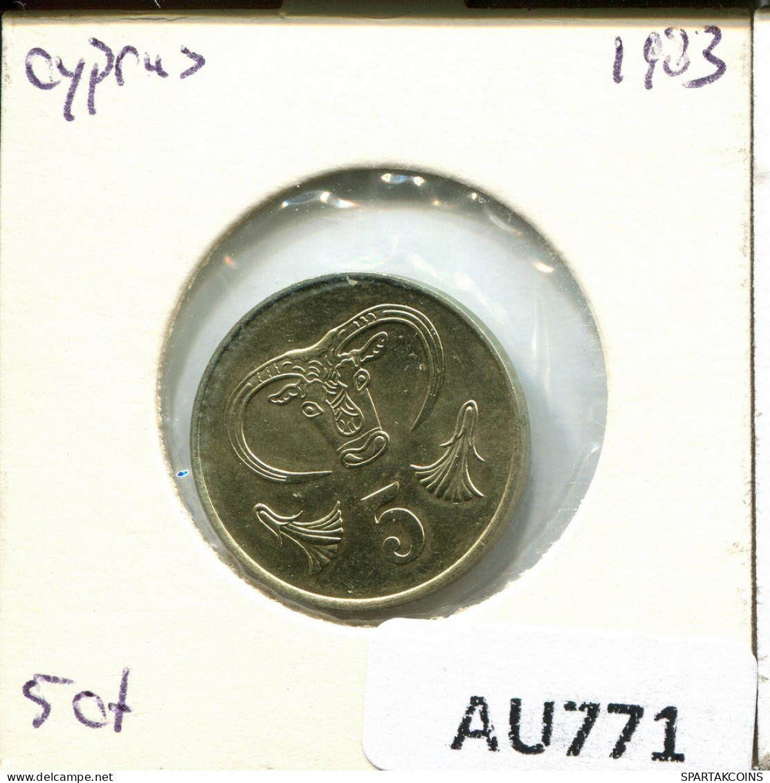 2 CENTS 1983 CYPRUS Coin #AU771.U.A - Zypern