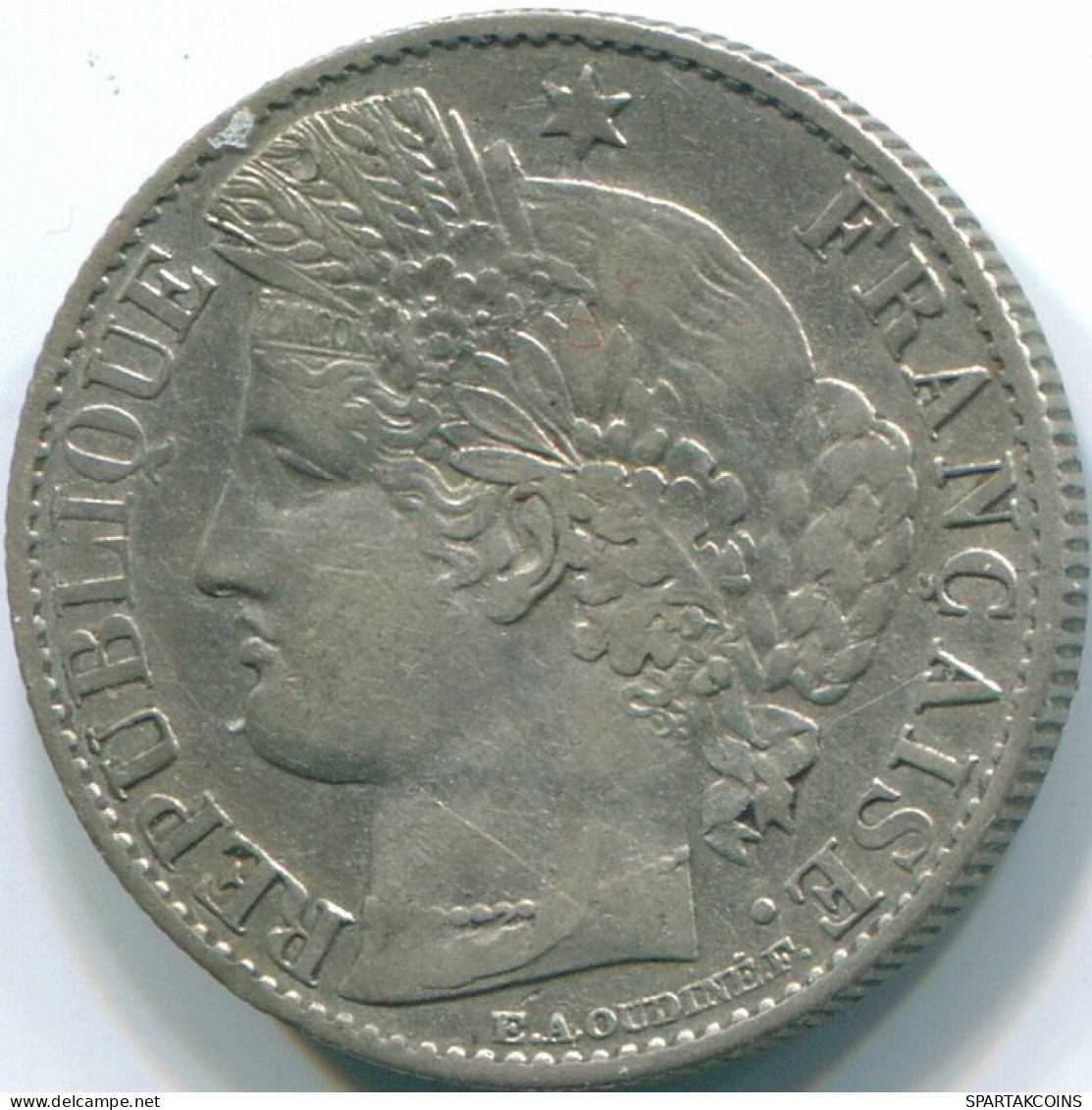 50 CENTIMES 1895 FRANCE Coin Silver VF/XF #FR1188.19.U.A - 50 Centimes