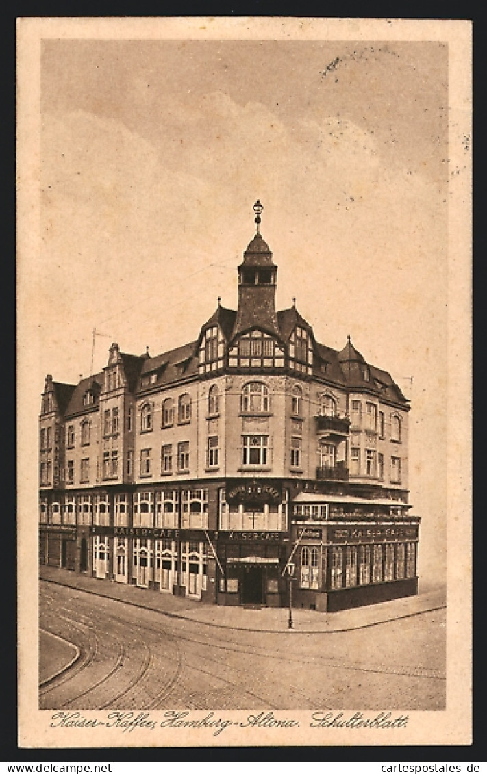 AK Hamburg-Altona, Das Kaiser-Café Am Schulterblatt  - Altona