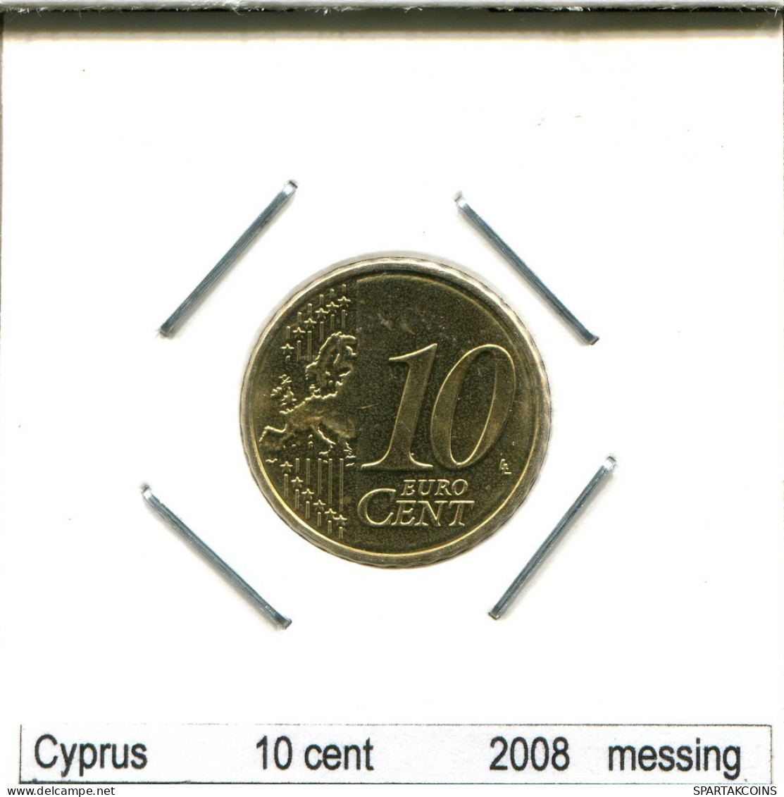 10 CENTS 2008 CYPRUS Coin #AS471.U.A - Chypre