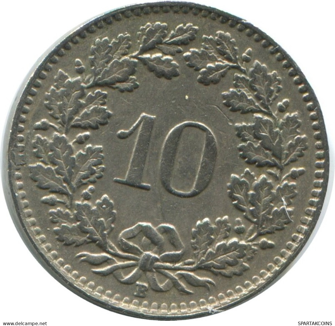10 RAPPEN 1950 B SWITZERLAND Coin HELVETIA #AD980.2.U.A - Other & Unclassified