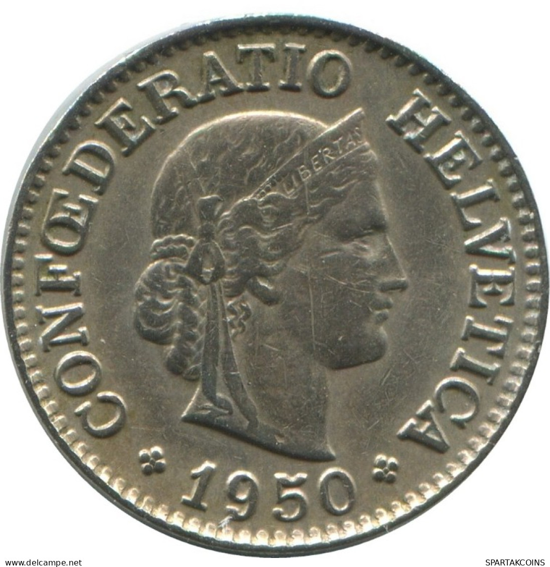 10 RAPPEN 1950 B SWITZERLAND Coin HELVETIA #AD980.2.U.A - Altri & Non Classificati