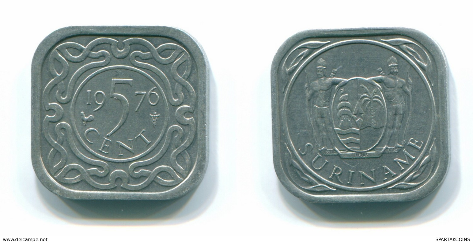 5 CENTS 1976 SURINAME Aluminium Moneda #S12551.E.A - Surinam 1975 - ...