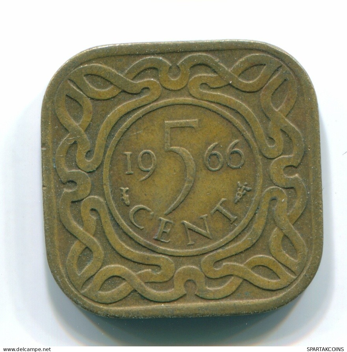 5 CENTS 1962 SURINAM NIEDERLANDE Nickel-Brass Koloniale Münze #S12674.D.A - Surinam 1975 - ...
